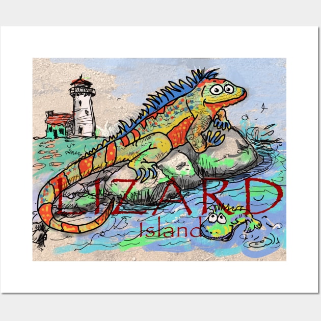 Lizard Island Wall Art by tlak